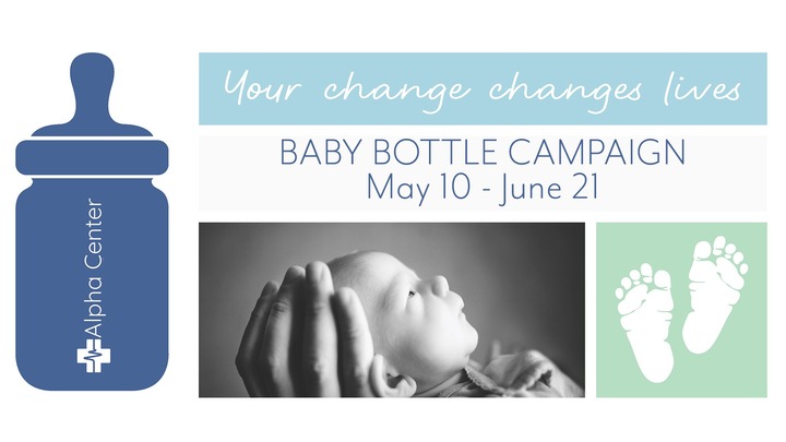 Alpha Center Baby Bottle Campaign logo