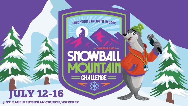 2026 Vacation Bible School - Snowball Mountain Challenge logo