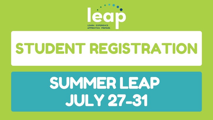 Student-LEAP Summer Registration logo
