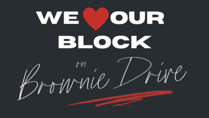 We Love Our Block - Brownie Drive logo
