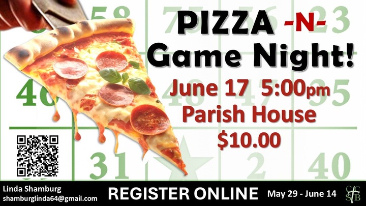 Pizza and Bingo Night logo