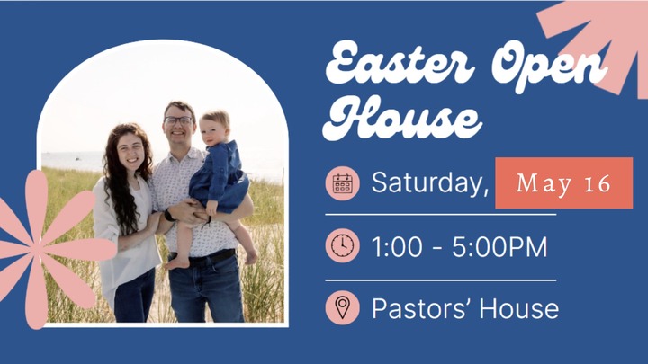 Easter Open House with the Pastors logo