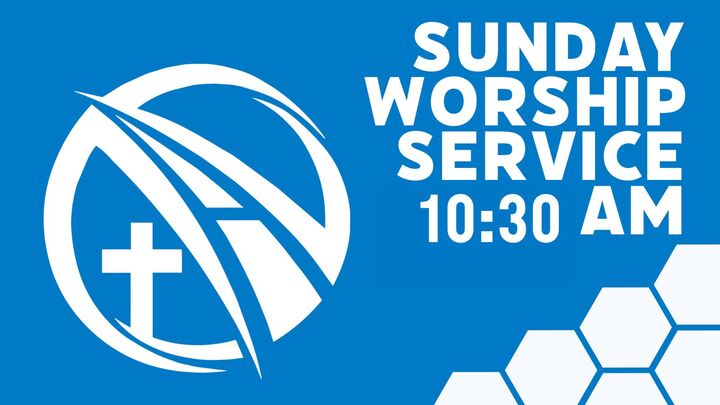 Sunday Worship May 3rd, 10:30am logo