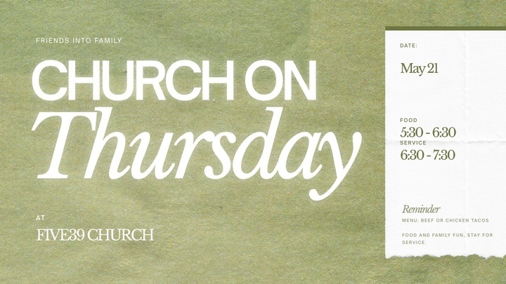 Church on Thursday logo