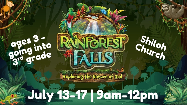 VBS Rainforest Falls logo