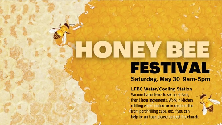 Volunteer for Honeybee Festival Water Station logo