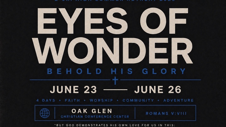 2026 E-Jr. High Summer Retreat: Eyes Of Wonder logo