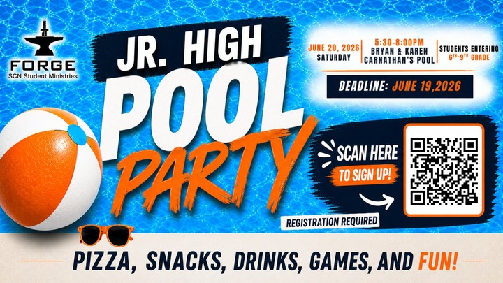 Jr. High Pool Party logo