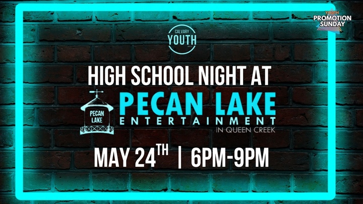 High School Night at Pecan Lake logo