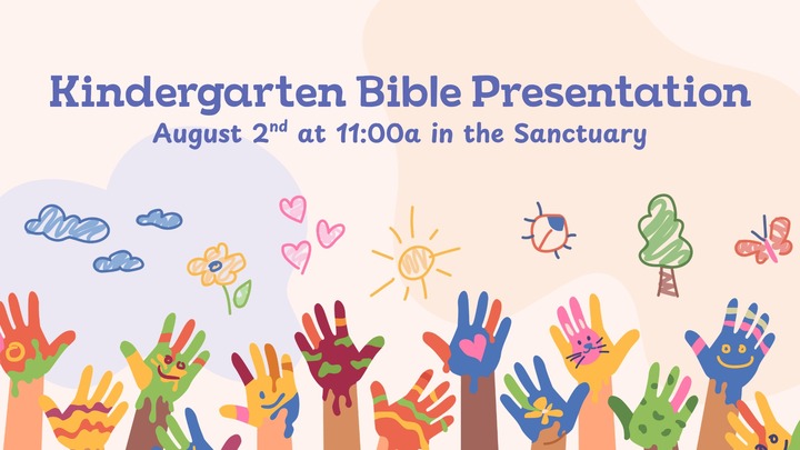 Kindergarten Bible Presentation  logo