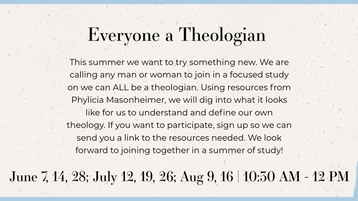 Summer Everyone a Theologain logo