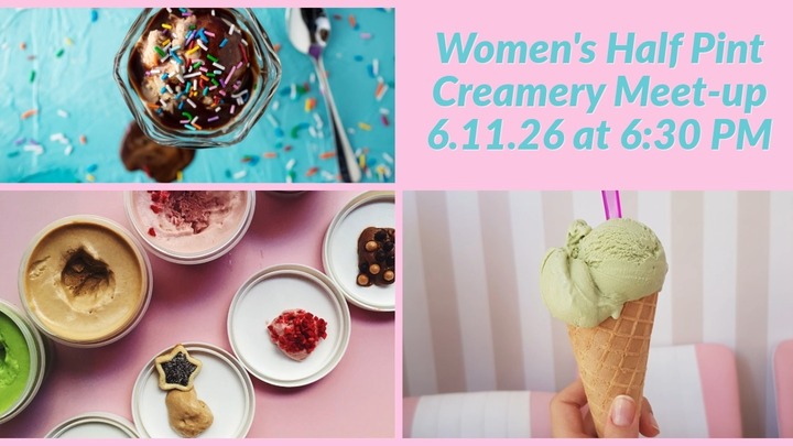 Women's Half Pint Creamery Meet Up logo