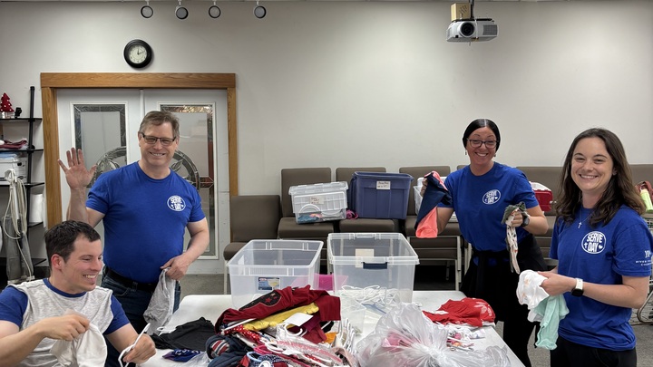First Saturday Serve | Apple Valley | Sorting Donations at The C.H.A.P Store | noon logo