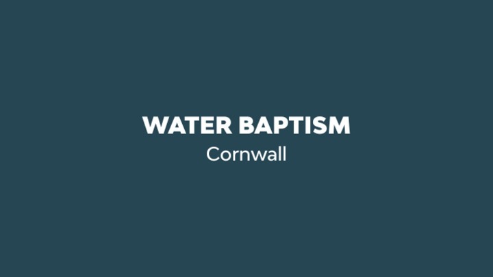 Water Baptism - June 28, 2026 - Cornwall logo