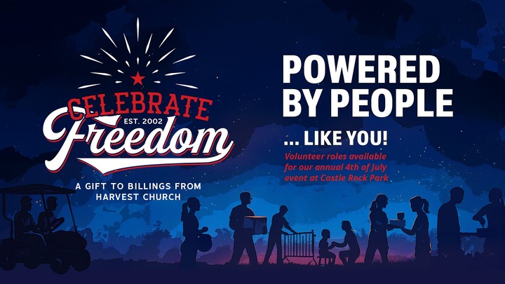 Celebrate Freedom 2026 Volunteers logo