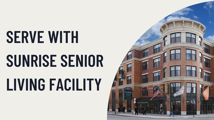 Serve with Sunrise Senior Living Center logo