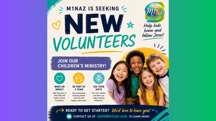 M1Kidz Ministry Volunteer Team logo