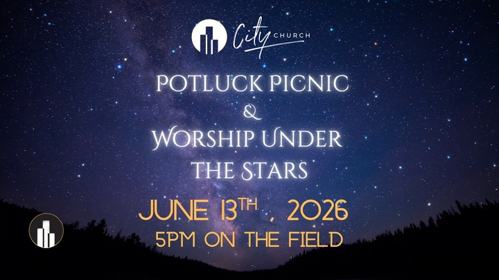 Potluck Picnic & Worship Under the Stars logo