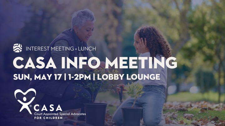 CASA Info Meeting + Lunch logo