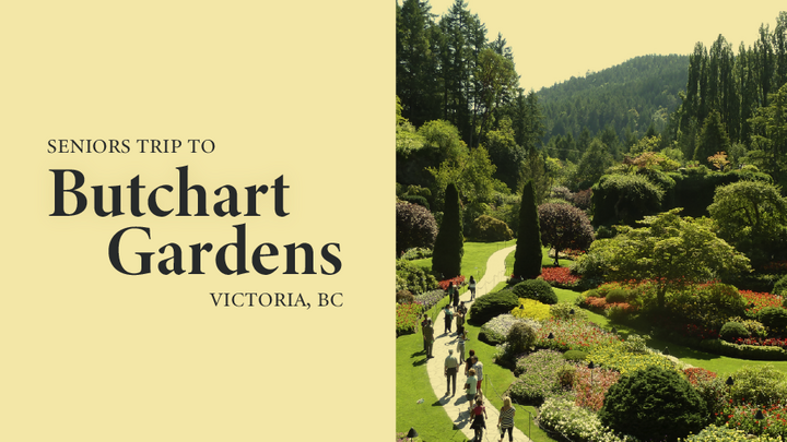 Seniors Trip to Butchart Gardens logo
