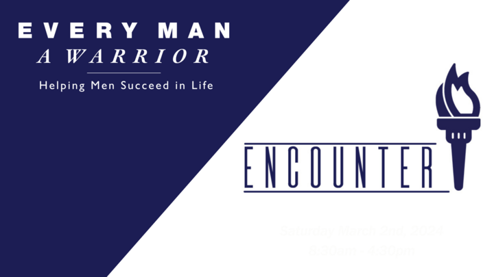 Every Man a Warrior Encounter | Yates Baptist Church | Saturday, June 6, at 8:00 am logo
