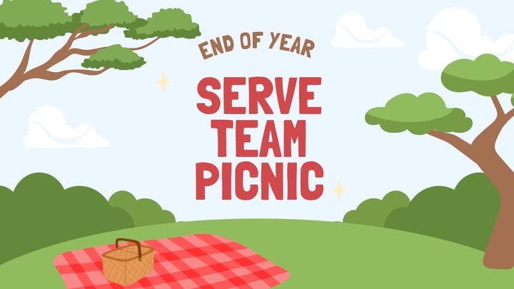 Kids Serve Team Year-End Picnic logo