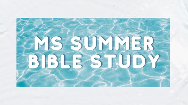 Youth MS Bible Study (5 weeks) logo