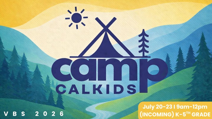 Camp CalKids Vacation Bible School 2026 logo