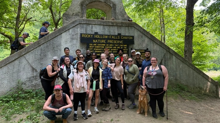 Young Adults Hiking Trip logo