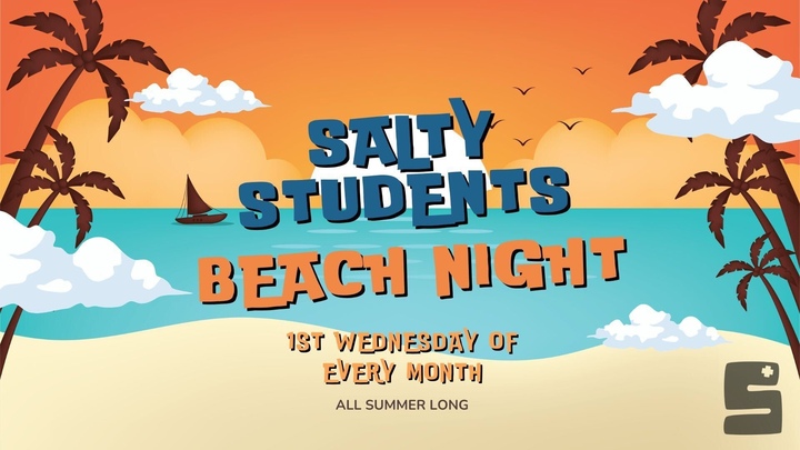 Salty Students Beach Night  logo