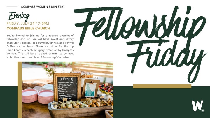 Women's Event: Fellowship Friday logo