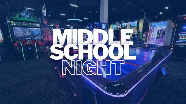 Middle School Night - Dave & Buster's logo