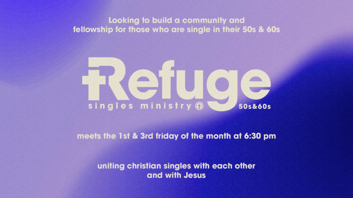 Refuge Singles Ministry (50's-60's) logo