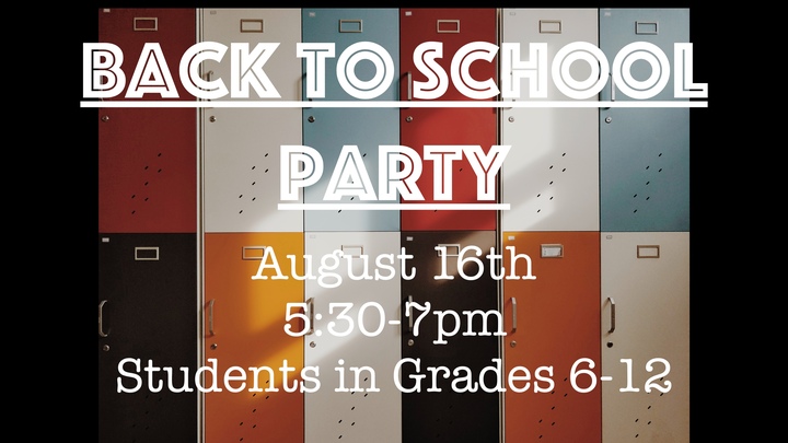 Back To School Party! logo