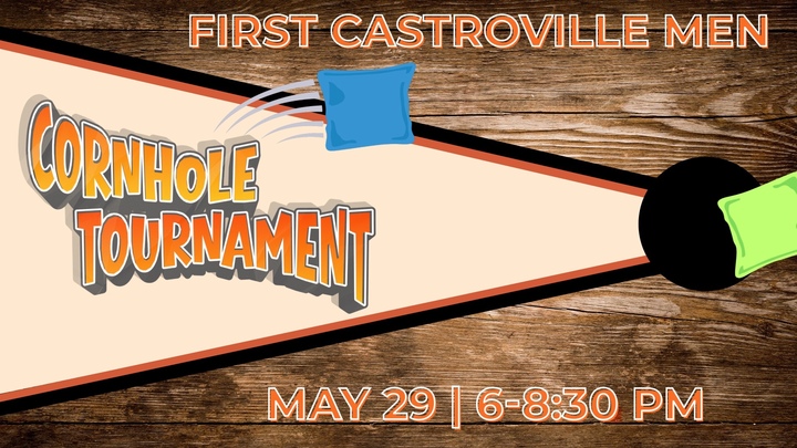 Men’s Cornhole Tournament logo