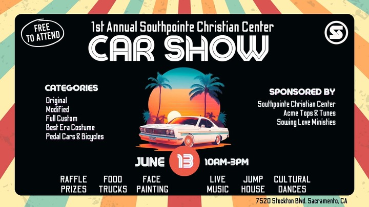 1st Annual Southpointe Christian Center Car Show logo