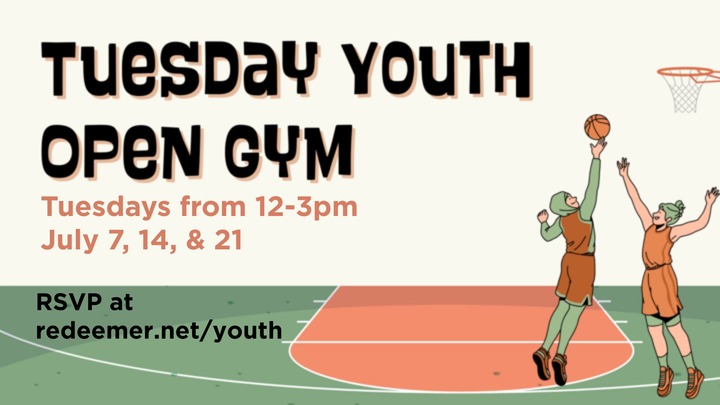 Tuesday Youth Open Gym flyer