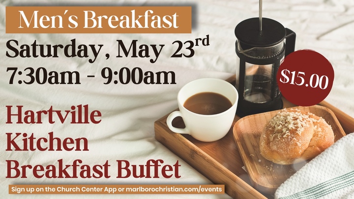 Men's Breakfast at Hartville Kitchen logo