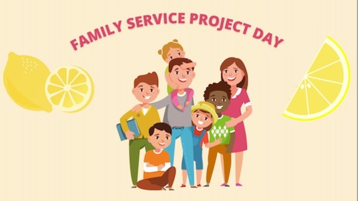 Kids Family Service Project Day logo