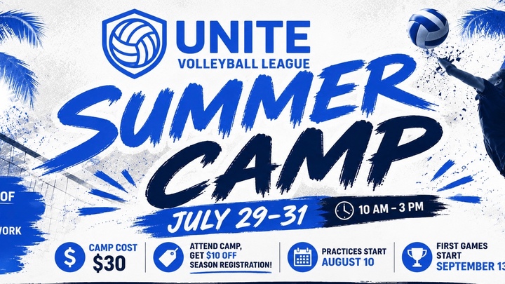 Unite Volleyball Summer Camp 2026 logo