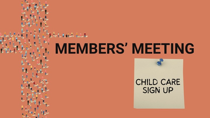 Childcare for Members' Meeting logo