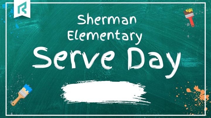Sherman Elementary Serve Day logo