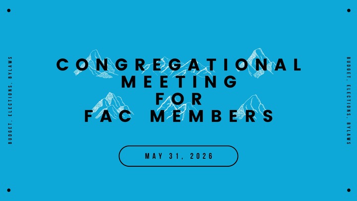 FAC Congregational Meeting logo