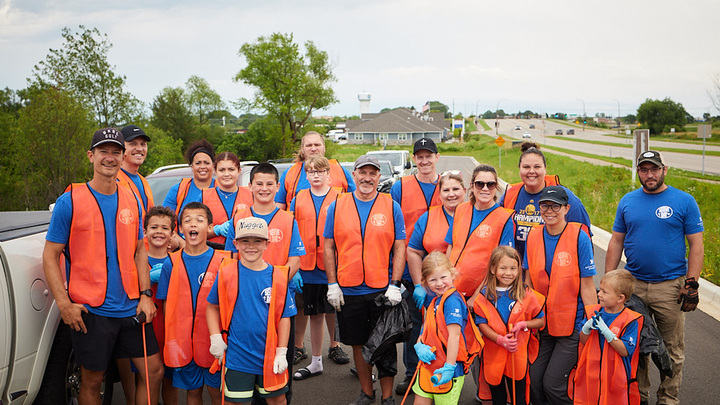 First Saturday Serve | Lakeville | Adopt-A-Highway logo