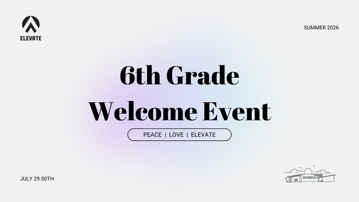 6th Grade Welcome Event logo