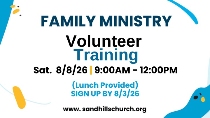 Family Ministry Volunteer Kickoff logo