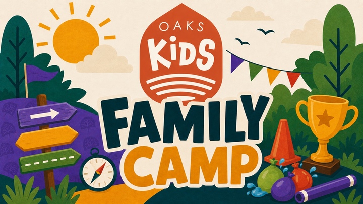 Oaks Kids Family Camp logo