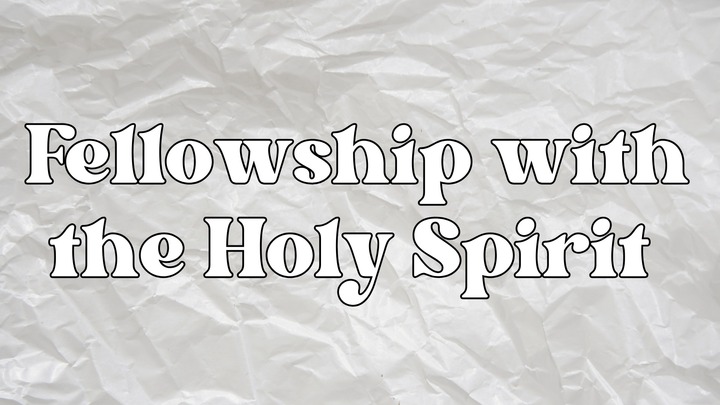 Fellowship with the Holy Spirit | Summer Class logo