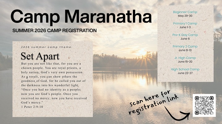 Camp Maranatha Registrations logo