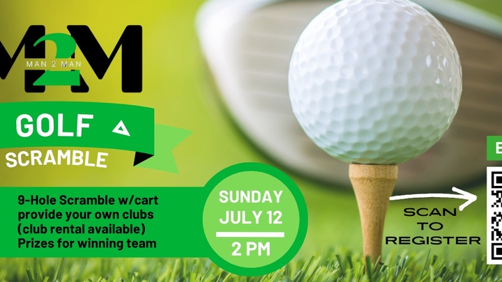 M2M Golf Scramble logo